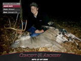 Jacob Clark with a Big Missouri Buck and his Concept C32.