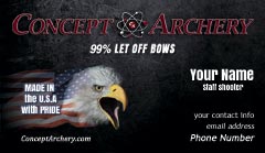 Staff Shooter Business Card